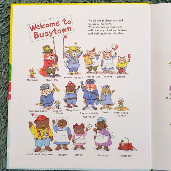 Hardcover Richard Scarry Book - What Do People Do All Day? Like New cond… - Picture 4 of 7